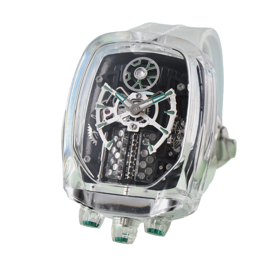 Supercar Watch Sixteen Cylinder Engine Men's Quartz Watch