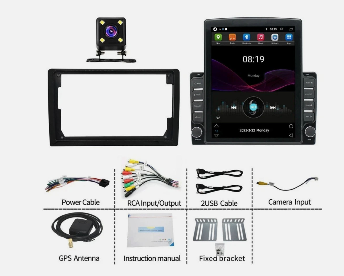 FOR TOYOTA PRIUS 2016-2022 CARPLAY ANDROID 13.0 CAR STEREO RADIO GPS NAVI 9.7"